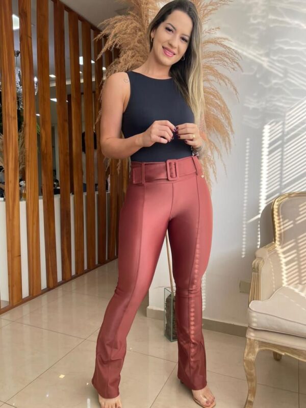 Lipo Malha Prada sem Ziper no Cos e Ziper na Barra - Image 2