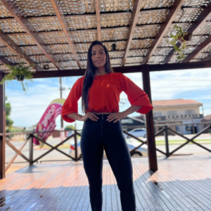 Malha Prada Skinny com Ziper