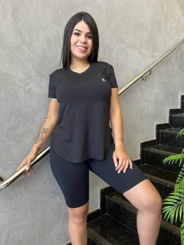 Longuetes de Viscolycra Preta